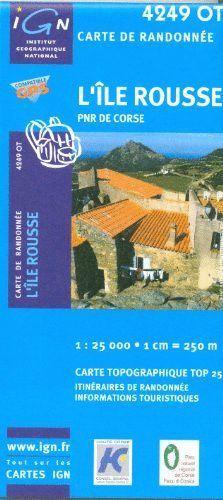 4249OT L'ILE ROUSSE PNR CORSE 1:25,000