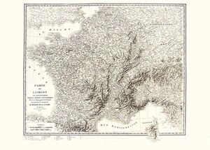 CARTE DE FRANCE EN 1804 *