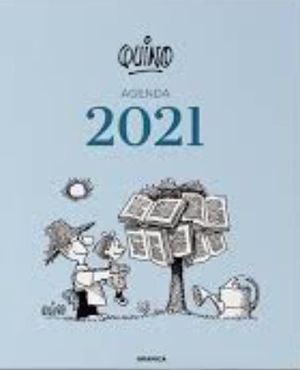 AGENDA 2021 QUINO ENCUADERNADA AZUL CLARO *