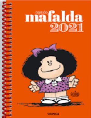 AGENDA 2021 MAFALDA ANILLADA ANARANJADO *