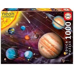 PUZZLE 1000 NEON * SISTEMA SOLAR * 