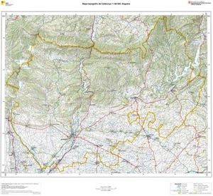 NOGUERA. MAPA  RELLEU 1:100 000 *
