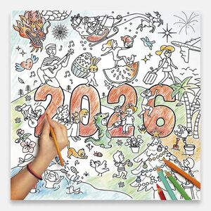 2026 CALENDARI PER ACOLORIR (26COLG) 