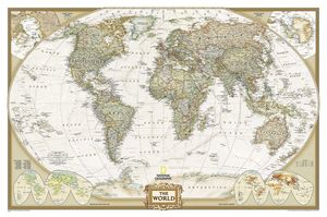 MAPA MUNDO EXECUTIVE (76X117)  *