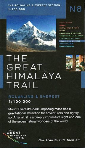 GREAT HIMALAYAN TRAIL N8: ROLWALING & EVEREST 1:100,000 *