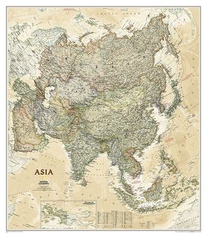 MAPA MURAL ASIA EXECUTIVE E.1:13.812.000 (97 X 84 CM) *