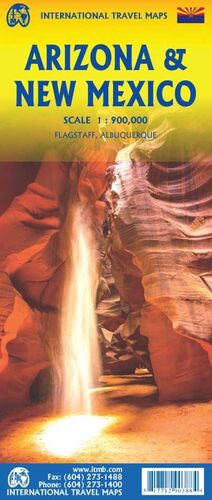 ARIZONA & NEW MEXICO 1:900,000 *