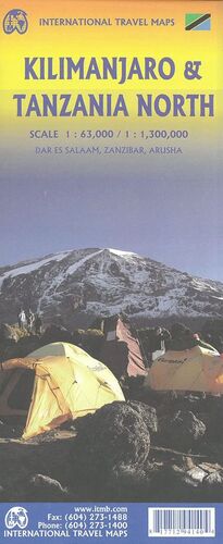 KILIMANJARO & TANZANIA NORTH  1:300,000 *