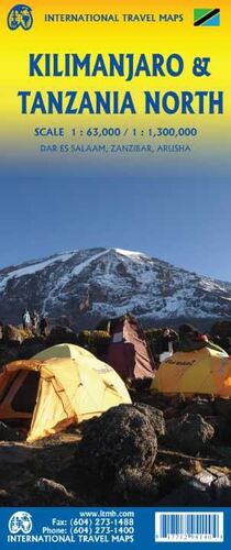 KILIMANJARO & TANZANIA NORTH 1:63,000  1:300,000 *