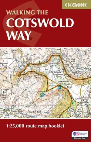 WALKING COTSWOLD WAY: ROUTE MAP BOOKLET 1:25,000 *