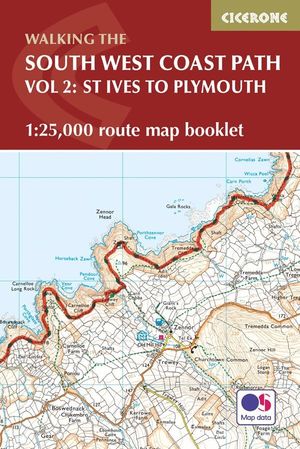 SOUTH WEST COAST PATH MAP BOOKLET - ST IVES TO PLYMOUTH *