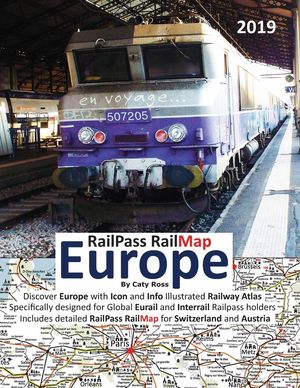 RAILPASS RAILMAP EUROPE 2019:  *