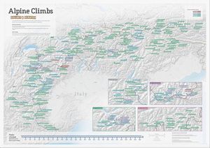 ALPINE CLIMBS SCRATCH PRINT *