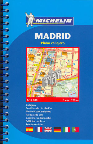 MADRID PLANO CALLEJERO ESPIRAL E.1:12,000 Nº 2042