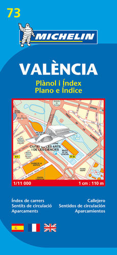 73 VALÈNCIA PLANO PLEGADO E. 1/11,000