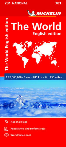 MAPA THE WORLD   1:28,500,000  *