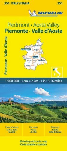 351 PIEMONTE, VALLE D'AOSTA 1:200,000