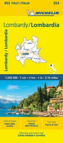 353 LOMBARDIA - LOMBARDY  1:200,000