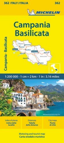 362 CAMPANIA, BASILICATA (ITALIA) 1:200,000