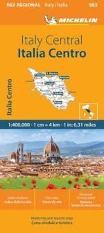 MAPA REGIONAL ITALIA CENTRO 1:400000 (MICHELIN 563)