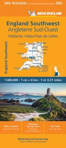 503 ENGLAND SOUTHWEST, MIDLANDS, WALES 1:400,000