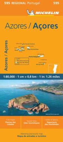 595 AZORES - AÇORES  1:80,000