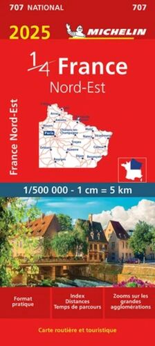 707 FRANCE NORD-EST 2025   1:500,000
