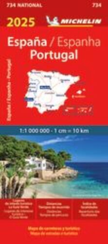 734 ESPAÑA Y PORTUGAL (2025) 1:1,000,000