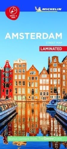 AMSTERDAM - CITYMAP LAMINATED 19210   1:12,500