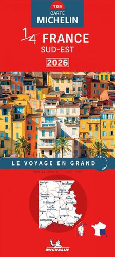 709 FRANCE SUD-EST 2026, MAPA NATIONAL 1:500,000