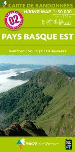 02 PAYS BASQUE EST 1:50 000