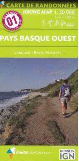 01 PAYS BASQUE OUEST  1:50,000