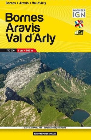 BORNES -  ARAVIS - VAL D'ARLY 1:50,000 *