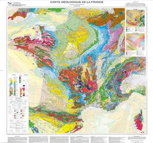 CARTE GEOLOGIQUE DE LA FRANCE *