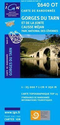 2640 OT GORGES DU TARN 1:25.000