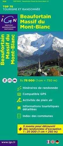 04 BEAUFORTAIN - MASSIF DU MONTBLANC 1:75,000