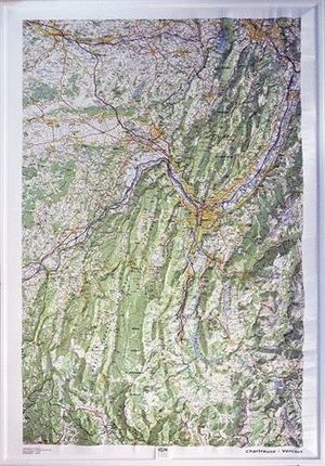 CHARTREUSE - VERCORS (RELIEVE )  1/100 000 *