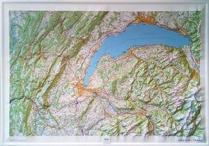 HAUT-JURA - LÉMAN (RELIEF - RELIEVE) 1/100 000 *