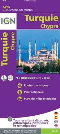 TURQUIE - CHYPRE   1:800.000 *