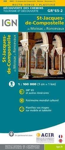 89021 MOISSAC A RONCESVAUX ST-JACQUES-DE-COMPOSTELLE 1:100.000