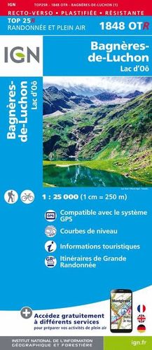 1848 OTR BAGNERES-DE-LUCHON 1:25.000 *