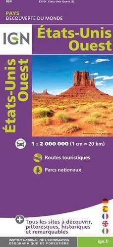 85104 ETATS-UNIS OUEST 1:2.000.000 *