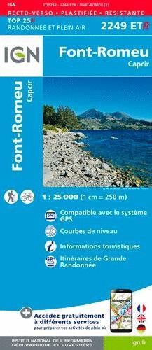 2249 ETR FONT-ROMEU 1:25.000 *