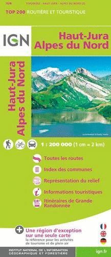 HAUT-JURA ALPES DU NORD 1:200.000  Nº 200202