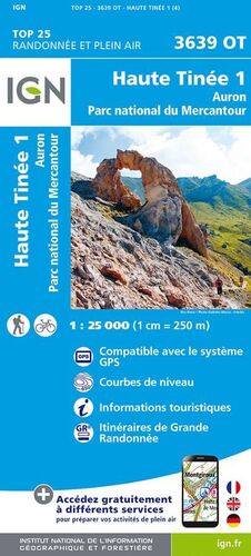 3639OT HAUTE TINEE 1   1:25,000