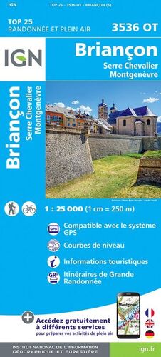 3536 OT BRIANCON 1:25,000 *
