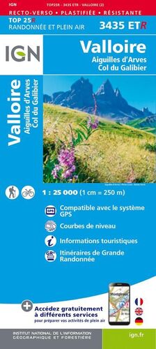 3435 ETR VALLOIRE 1:25,000 RÉSISTANTE  *