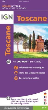 TOSCANE - TUSCANY - TOSCANA 1:200.000