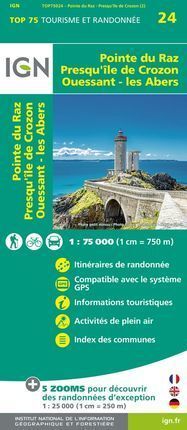 24 POINTE DU RAZ 1:75.000 *