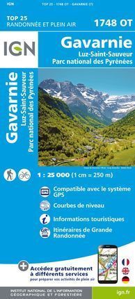 1748 OT GAVARNIE 1:25.000